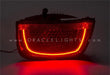 A single Camaro tail light with afterburner halo