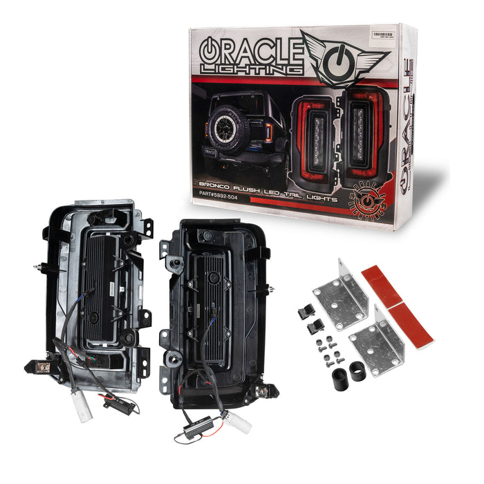 ORACLE Lighting Flush Style (Lensless) LED Tail Lights for 2021-2025 Ford Bronco