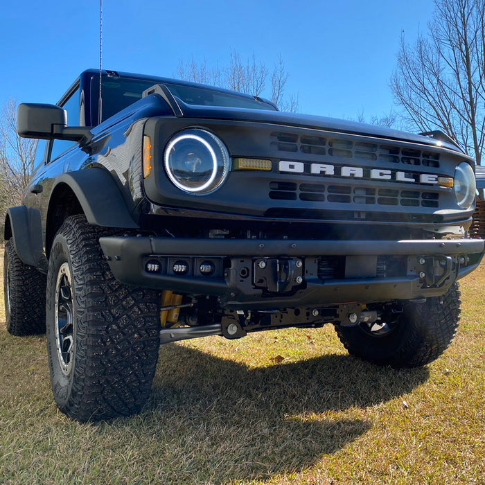 ORACLE Lighting 2021-2025 Ford Bronco Triple LED Fog Light Kit for Steel Bumper