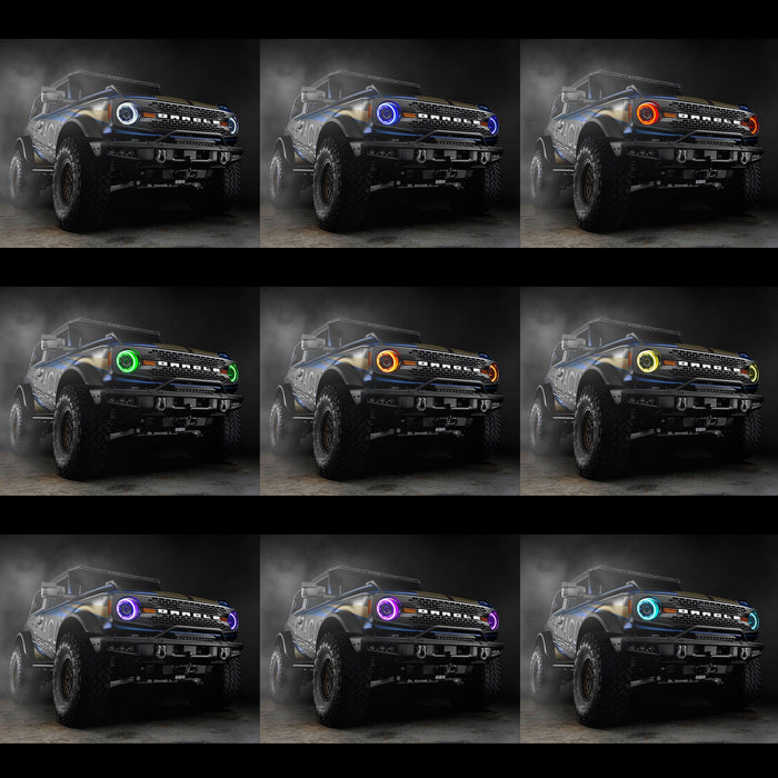 BOGO | Oculus™ ColorSHIFT® Bi-LED Projector Headlights for 2021+ Ford Bronco w/VEGA 4 Pods