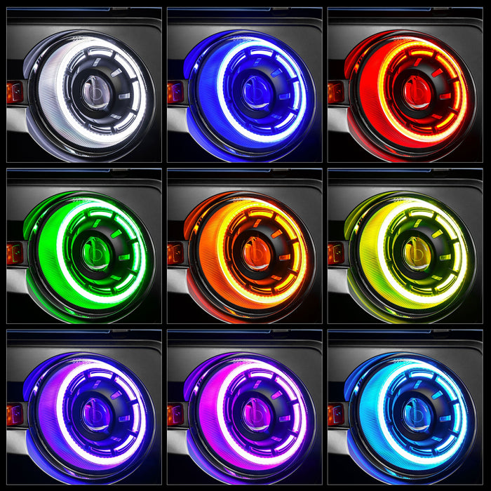 BOGO | Oculus™ ColorSHIFT® Bi-LED Projector Headlights for 2021+ Ford Bronco w/VEGA 4 Pods