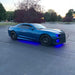 Blue Camaro with blue halos and blue LED underbody kit.