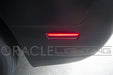 Closeup of sidemarker installed on car