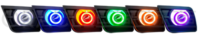 2011-2014 Dodge Charger SRT8 LED Surface Mount Projector Fog Light Halo Kit