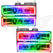 1995-2000 Chevrolet Tahoe Pre-Assembled Halo Headlights with ColorSHIFT LED halos.