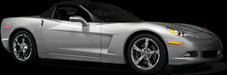Three quarters view of a C6 Corvette with Concept SMD Sidemarkers installed.