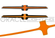 Amber illuminated crosshairs