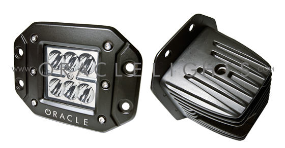 Off-Road 18W Flush LED Square Spot Light