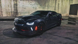 Three quarters view of a Chevrolet Camaro with Concept SMD Sidemarkers installed.