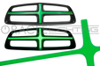 2011-2014 Dodge Charger ORACLE Illuminated Grill Crosshairs with green LEDs.