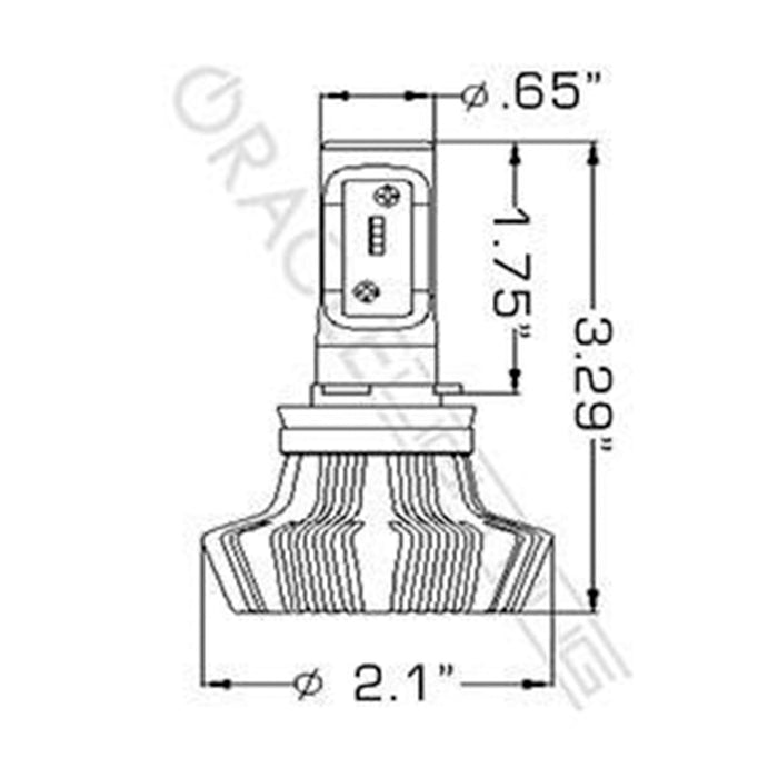 H11 - 4,000+ Lumen LED Light Bulb Conversion Kit (Low Beam)