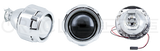 2.5" Bi-Xenon 70mm H1 6.1 Retrofit Projectors (Pair) w/Bezels