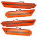 2010-2015 Chevrolet Camaro Concept SMD Sidemarker Set with inferno orange paint and tinted lenses.