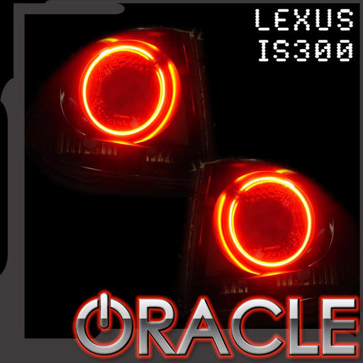 Lexus IS300 Tail Light halo kit with ORACLE Lighting logo