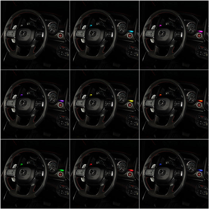 ORACLE Lighting 2019-2024 RAM Complete Interior Ambient Lighting ColorSHIFT RGB Conversion Kit