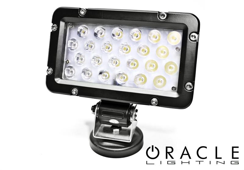 Off-Road Magnet Mount with a light bar attached.