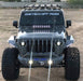 Front view of a Jeep with Oculus Headlights installed.
