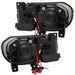 Rear view of 2008-2014 Dodge Challenger Pre-Assembled Headlights - HID