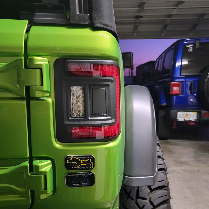 V2 | Flush Mount LED Tail Lights for Jeep Wrangler JL | Low-Profile | Plug-and-Play