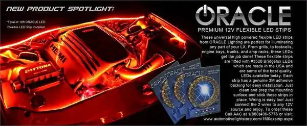LED flex strip features