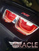 Close-up of Afterburner 2.0 Tail Light halos installed on a Chevrolet Camaro.