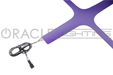 Purple grill crosshair with power cord