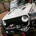 Frond end of a Jeep with Oculus Headlights installed.
