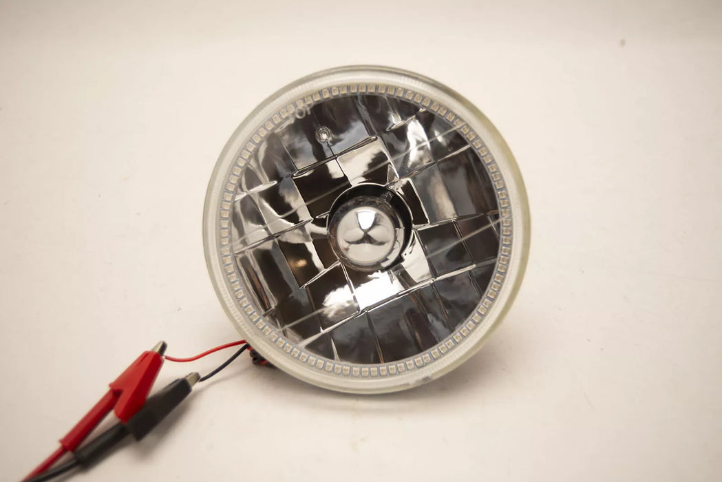 Universal 5.75" ORACLE Sealed Beam Headlight LED Halo Purple U/V H5006/PAR46