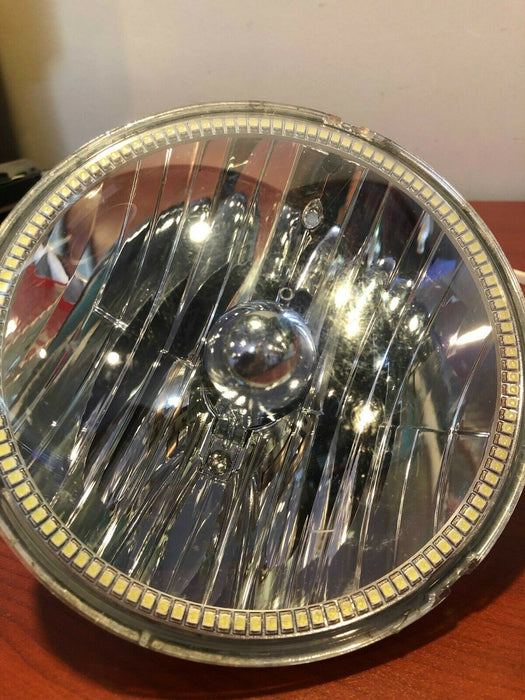Used 2007-2016 Jeep Wrangler JK Headlights with White LED Halos - Clearance