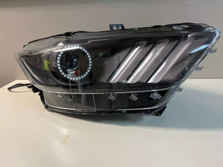 USED ORACLE 2015-2017 FORD MUSTANG HEADLIGHTS -DYNAMIC COLORSHIFT RGB+A -BLACK