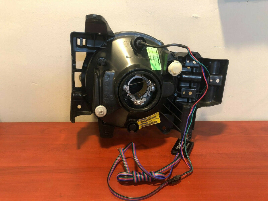 Rear view of 2007-2014 Toyota FJ Cruiser Headlights with ColorSHIFT Halos