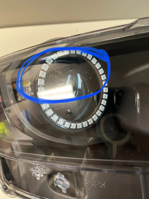 USED ORACLE 2015-2017 FORD MUSTANG HEADLIGHTS -DYNAMIC COLORSHIFT RGB+A -BLACK