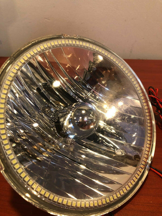 Used 2007-2016 Jeep Wrangler JK Headlights with White LED Halos - Clearance