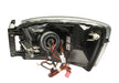 Rear view of 2006-09 Dodge Ram Custom Projector Retrofit LED Halo Headlights