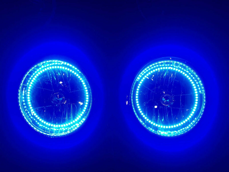 2007-2014 Toyota FJ Cruiser Headlights with Blue Halos
