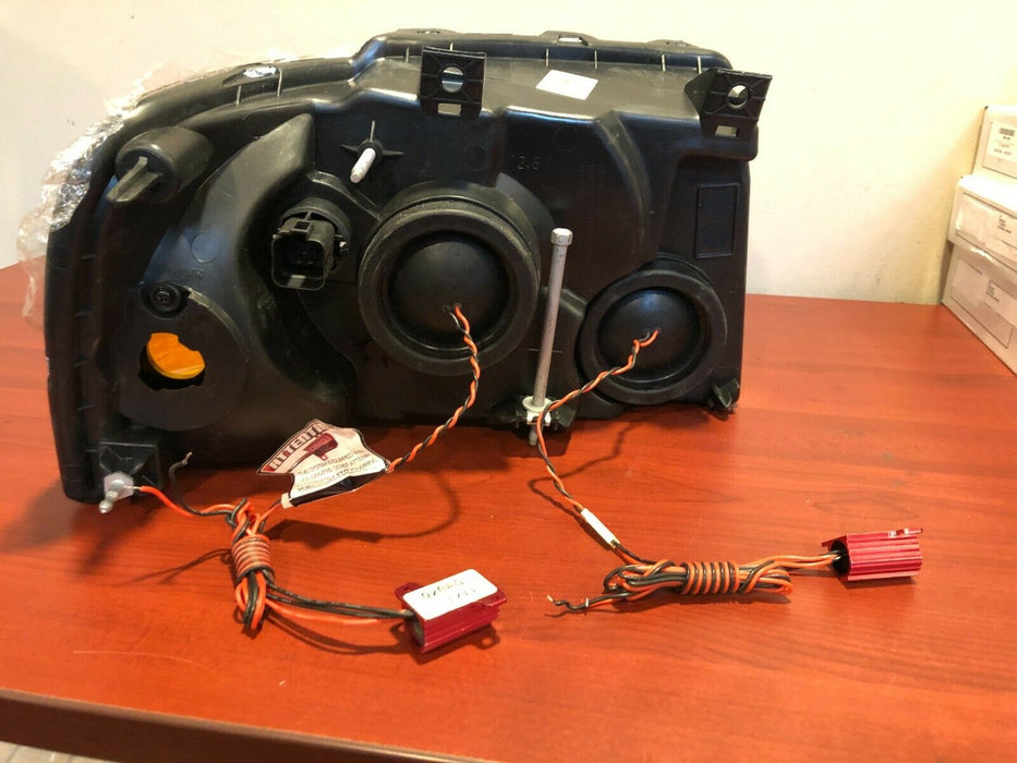 2003-2006 Ford Expedition Headlights with Green LED Halos - Clearance