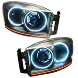 2006-09 Dodge Ram Custom Projector Retrofit LED Halo Headlights