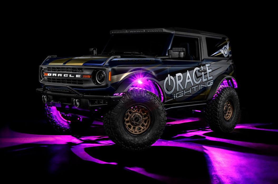 ORACLE Lighting ColorSHIFT RGB+W Underbody Wheel Well Rock Light Kit (4 PCS)