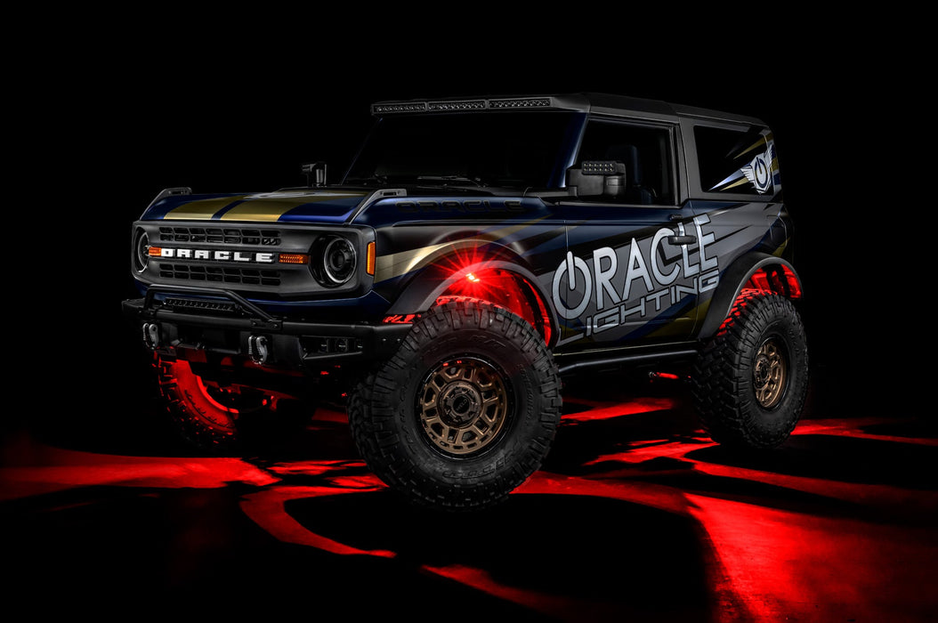 ORACLE Lighting ColorSHIFT RGB+W Underbody Wheel Well Rock Light Kit (4 PCS)