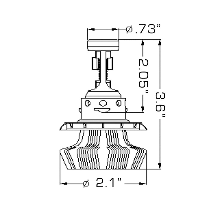H13 - 4,000+ Lumen LED Light Bulb Conversion Kit (Low Beam)