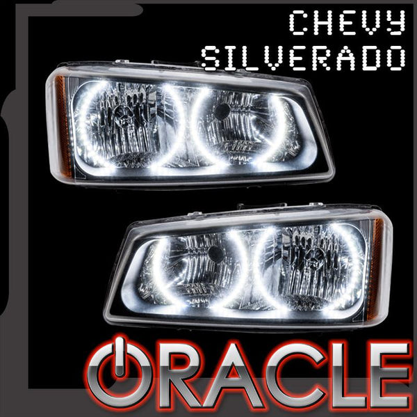 2003-2006 Chevy Silverado LED Headlight Halo Kit