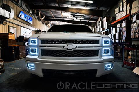 2014-2016 Chevrolet Silverado LED Fog Light Halo Kit