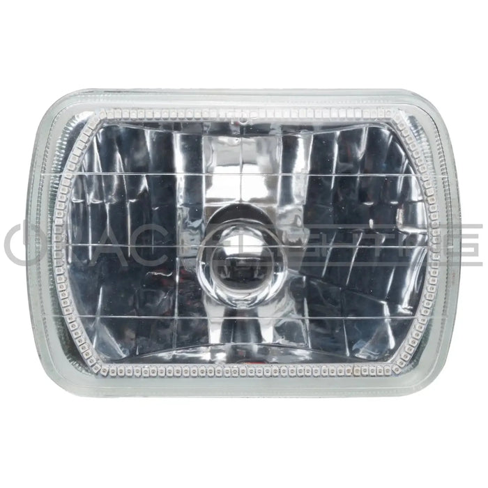 Sealed Beam 7x6 H6054 Headlight with Pre-Installed SMD Halo