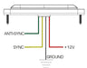 4 LED Slim Strobe Light- Flush Lighthead wiring guide
