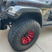 Close-up of "Smoked Lens" LED Front Sidemarkers installed on a Jeep.