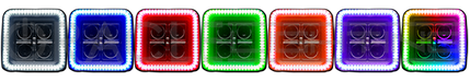 Surface Mount Squared Halo - (Single)