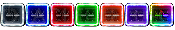 Surface Mount Squared Halo - (Single)