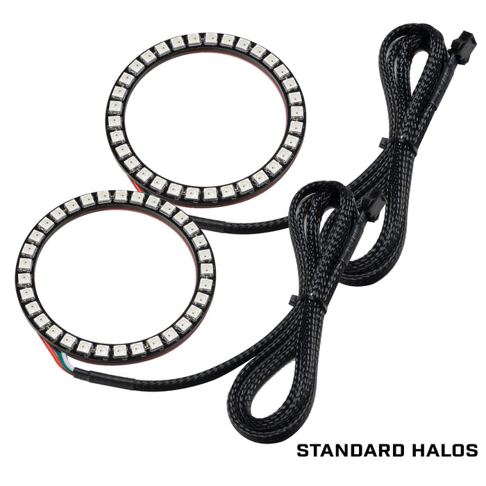 2010-2013 Chevrolet Camaro Dynamic ColorSHIFT Fog Light Halo Kit - Standard Halos