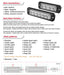 6 LED Slim Strobe Light- Flush Lighthead instruction guide