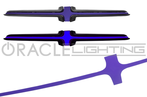 Purple illuminated crosshairs